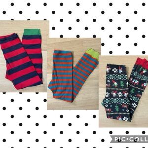 Bundle of Hanna Andersson Colorful Striped and Patterned Leggings